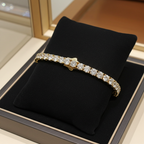 bracciale tennis in oro giallo 18k e diamanti naturali 5,40ct