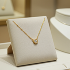 Collana tiffany & co in oro e diamanti naturali 0.25 ct