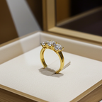 Anello Trilogy -0.60ct Diamanti Naturali