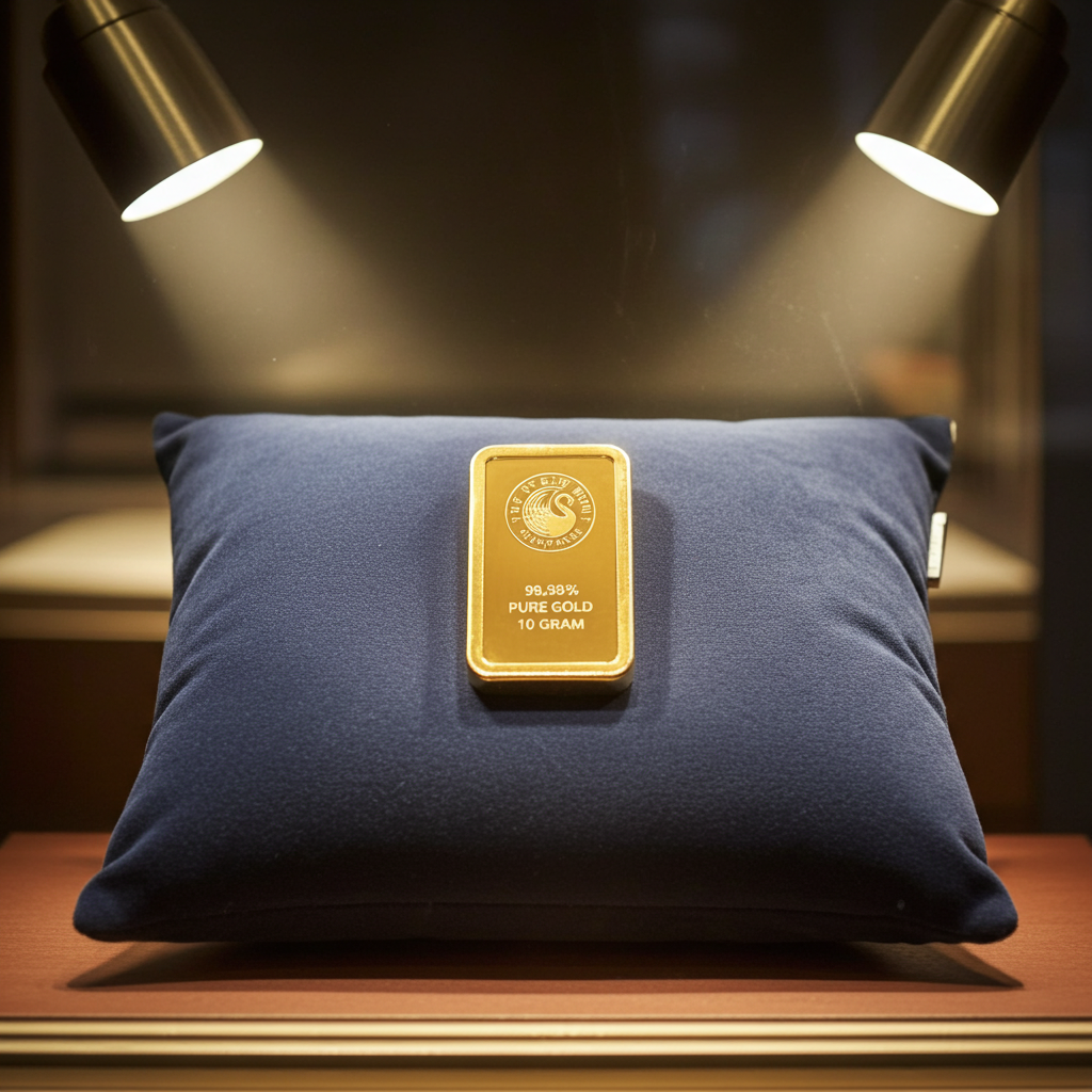 Lingotto oro puro 24k 10 grammi (PAMP) & the Perth mint Australia