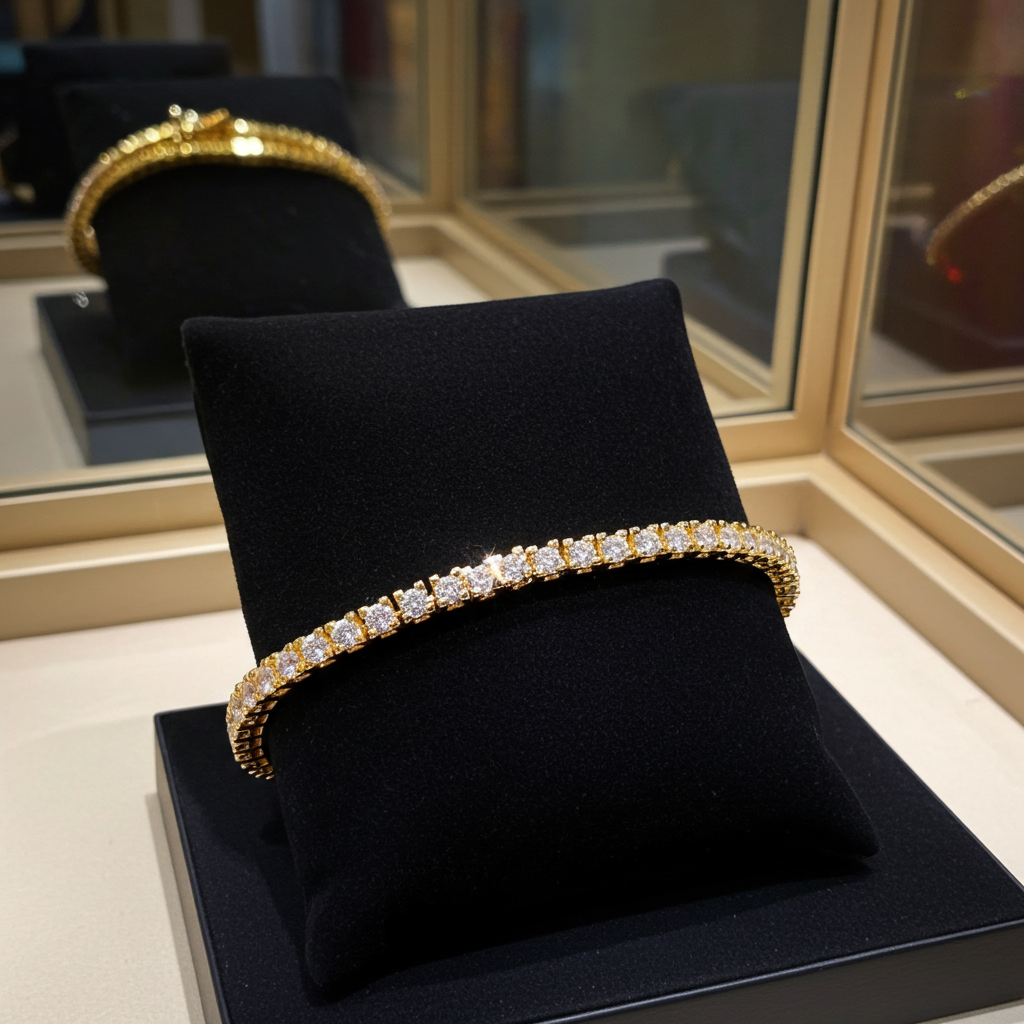 Bracciale - 18 carati Oro giallo - 6.92ct. tw. Diamante (Naturale)