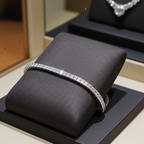 Bracciale tennis - 18 carati Oro bianco - 5.04ct. tw. Diamante (Naturale)