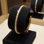 Bracciale tennis certificato HRD diamanti naturali 5,60 ct D VS1