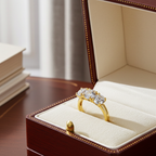 Anello Trilogy -0.60ct Diamanti Naturali
