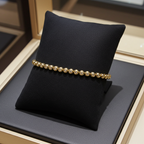 bracciale tennis a cipollina in oro bianco 18k e diamanti naturali 3,80ct