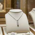 Collana con pendente Trilogy con diamanti carati 0.30 D VVS1