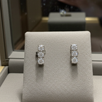 Orecchini “Trilogy” con 0.42ct Diamanti Naturali