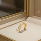 Anello riviera - 18k bianco - 1.72ct. tw. Diamante (Naturale) - Fede nuziale
