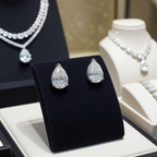 Orecchini - 18 carati Oro bianco - 1.00ct. tw. Diamante (Naturale) - Pera