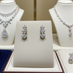 Orecchini - 18 carati Oro bianco - 0.60ct. tw. Diamante (Naturale)