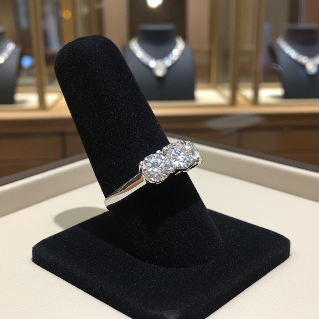 Anello Trilogy -2.40 ct Diamanti Naturali