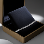 Bracciale tennis - 18 carati Oro bianco - 1.00ct. tw. Diamante (Naturale)