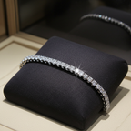 Bracciale tennis - 18 carati Oro bianco - 1.00ct. tw. Diamante (Naturale)