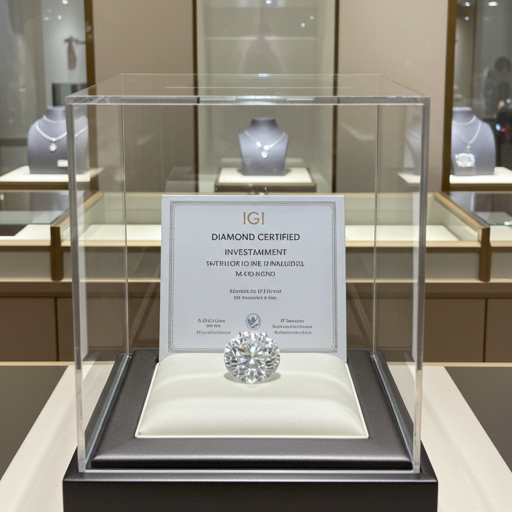 IGI certified investment diamond 1.27ct D IF