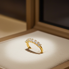 Anello riviera - 18k bianco - 1.72ct. tw. Diamante (Naturale) - Fede nuziale