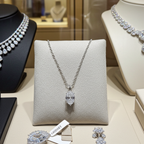 Collana  in oro 18k e diamante naturale pera certificato IGI 1.00ct D IF
