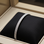 Bracciale in oro 18k e diamanti naturali 3.67ct