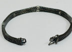 Bracciale tennis in oro bianco e diamanti naturali 9.60ct
