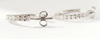 Orecchini - 18 carati Oro bianco - 1.10ct. tw. Diamante (Naturale)
