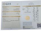Diamante naturale pera certificato GIA  0.67ct